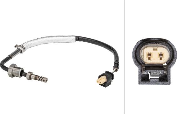 HELLA 6PT 358 181-061 - Capteur, température des gaz droxauto.com