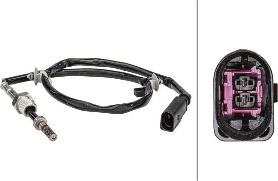 HELLA 6PT 358 181-171 - Capteur, température des gaz droxauto.com