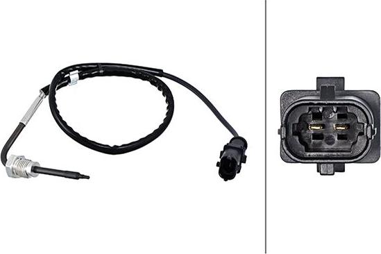 HELLA 6PT 358 181-861 - Capteur, température des gaz droxauto.com