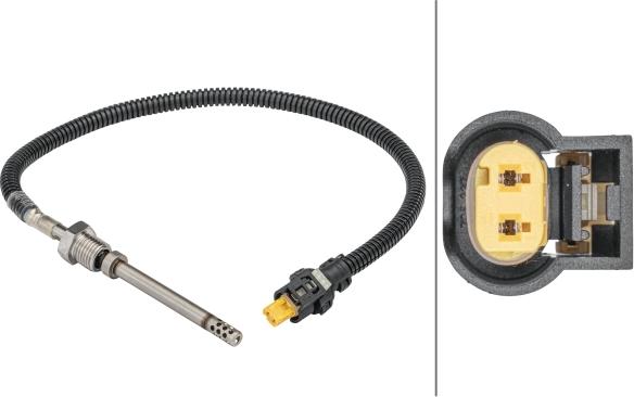 HELLA 6PT 358 181-741 - Capteur, température des gaz droxauto.com