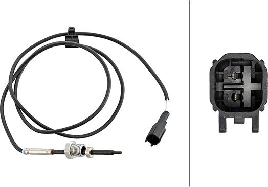 HELLA 6PT 358 181-781 - Capteur, température des gaz droxauto.com