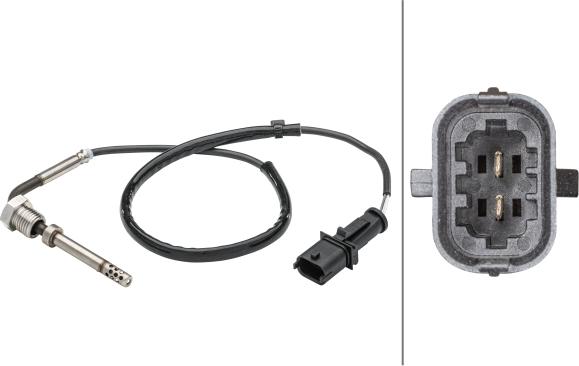 HELLA 6PT 358 181-721 - Capteur, température des gaz droxauto.com