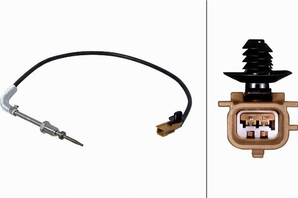 HELLA 6PT 358 226-411 - Capteur, température des gaz droxauto.com