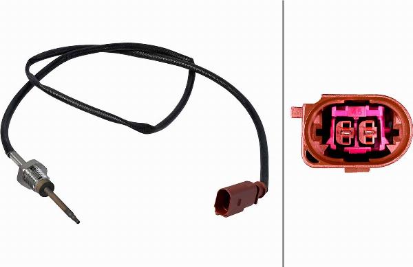 HELLA 6PT 358 226-501 - Capteur, température des gaz droxauto.com