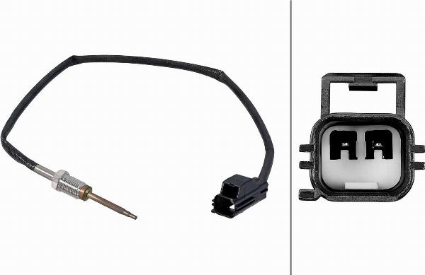 HELLA 6PT 358 226-531 - Capteur, température des gaz droxauto.com