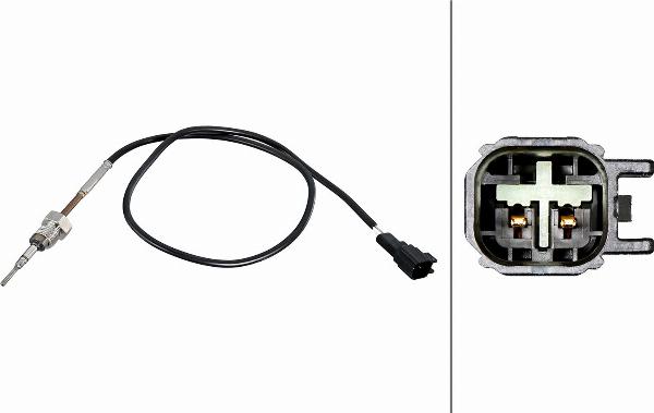 HELLA 6PT 358 226-181 - Capteur, température des gaz droxauto.com