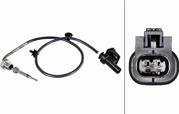 HELLA 6PT 358 226-171 - Capteur, température des gaz droxauto.com