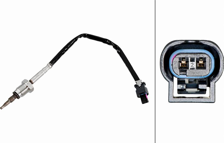 HELLA 6PT 358 226-241 - Capteur, température des gaz droxauto.com