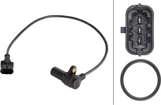 HELLA 6PU 009 146-461 - Capteur d'angle, vilebrequin droxauto.com