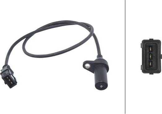HELLA 6PU 009 146-431 - Capteur d'angle, vilebrequin droxauto.com