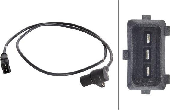 HELLA 6PU 009 146-151 - Capteur d'angle, vilebrequin droxauto.com