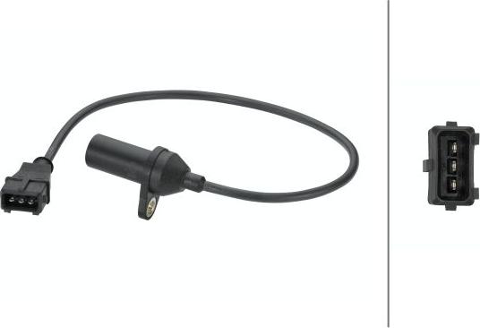 HELLA 6PU 009 146-811 - Capteur d'angle, vilebrequin droxauto.com