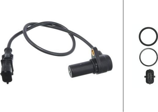 HELLA 6PU 009 146-241 - Capteur d'angle, vilebrequin droxauto.com