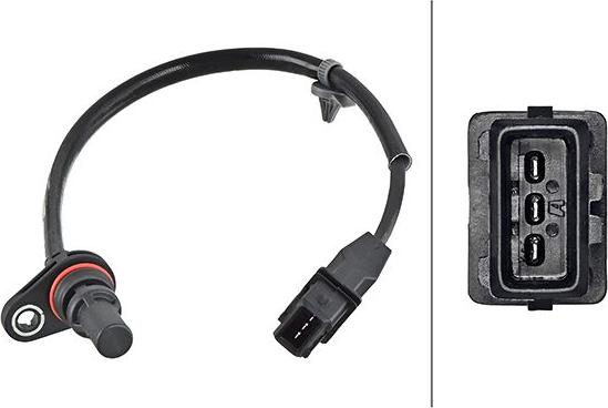 HELLA 6PU009 168-991 - Capteur d'angle, vilebrequin droxauto.com