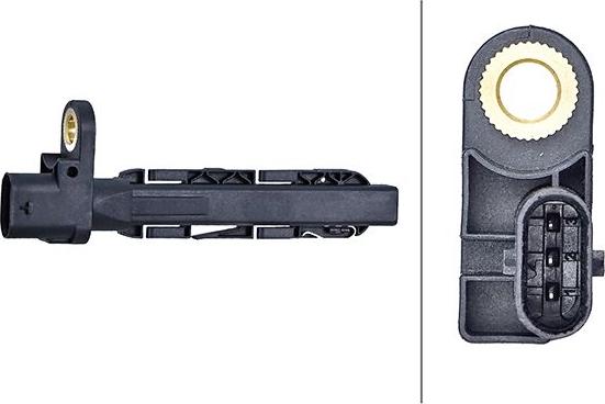 HELLA 6PU009 168-811 - Capteur d'angle, vilebrequin droxauto.com