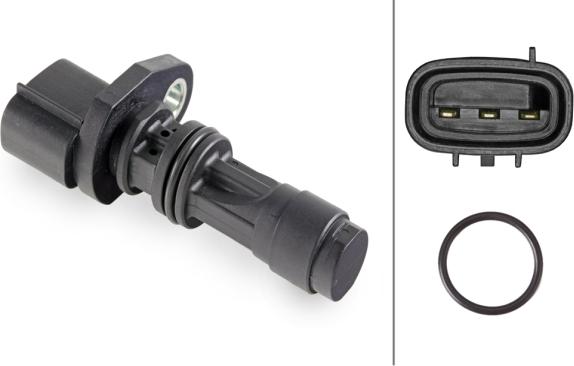 HELLA 6PU 009 168-331 - Capteur d'angle, vilebrequin droxauto.com