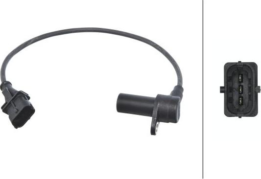 HELLA 6PU 009 163-811 - Capteur d'angle, vilebrequin droxauto.com
