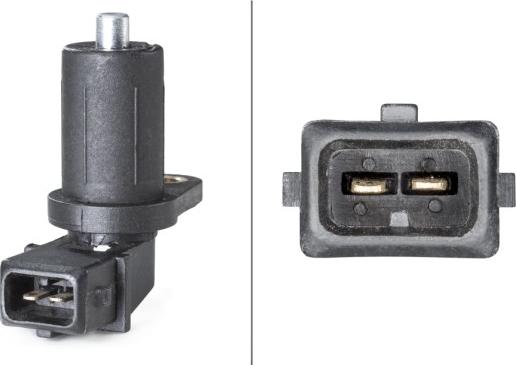 HELLA 6PU 009 163-381 - Capteur d'angle, vilebrequin droxauto.com