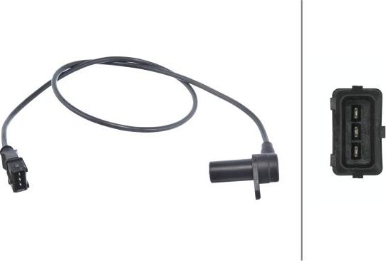 HELLA 6PU 009 163-791 - Capteur d'angle, vilebrequin droxauto.com