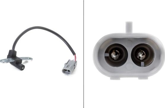 HELLA 6PU 009 163-741 - Capteur d'angle, vilebrequin droxauto.com