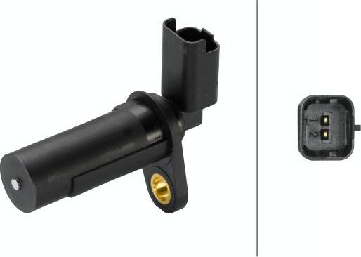 HELLA 6PU 009 167-111 - Capteur d'angle, vilebrequin droxauto.com
