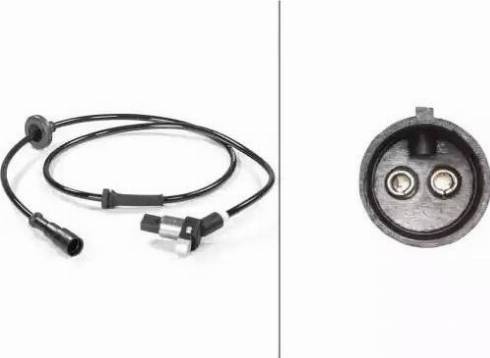 HELLA 6PU 009 106-491 - Capteur, vitesse de roue droxauto.com