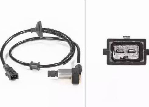 HELLA 6PU 009 106-561 - Capteur, vitesse de roue droxauto.com