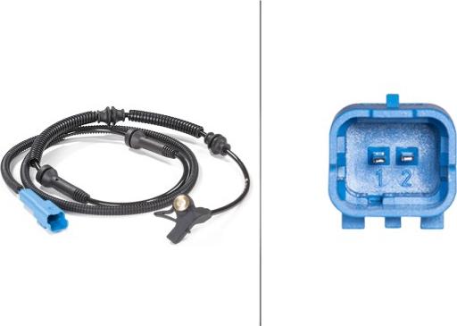 HELLA 6PU 009 106-821 - Capteur, vitesse de roue droxauto.com