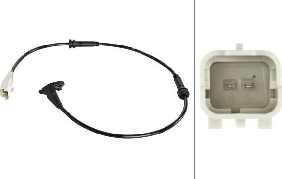 HELLA 6PU 009 106-361 - Capteur, vitesse de roue droxauto.com