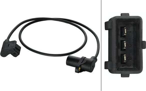 HELLA 6PU 009 110-541 - Capteur d'angle, vilebrequin droxauto.com