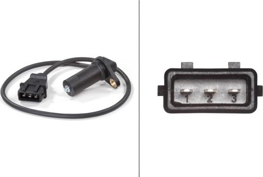 HELLA 6PU 009 110-611 - Capteur d'angle, vilebrequin droxauto.com