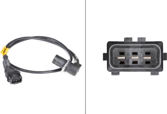 HELLA 6PU 009 110-001 - Capteur d'angle, vilebrequin droxauto.com