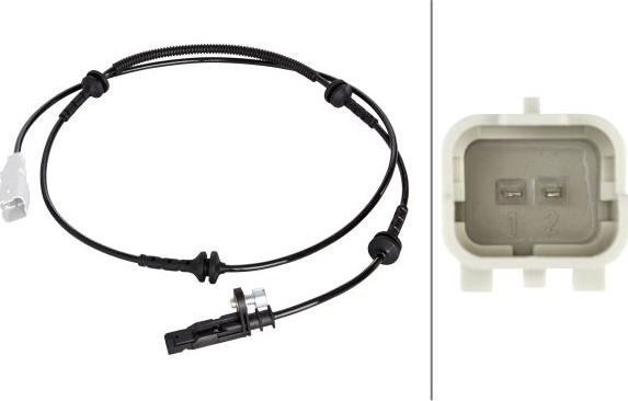 HELLA 6PU 010 039-801 - Capteur, vitesse de roue droxauto.com