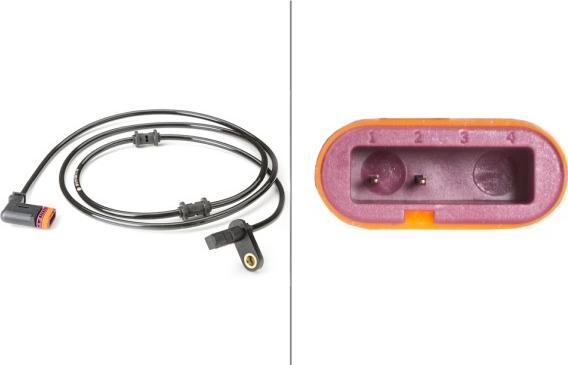 HELLA 6PU 010 039-731 - Capteur, vitesse de roue droxauto.com