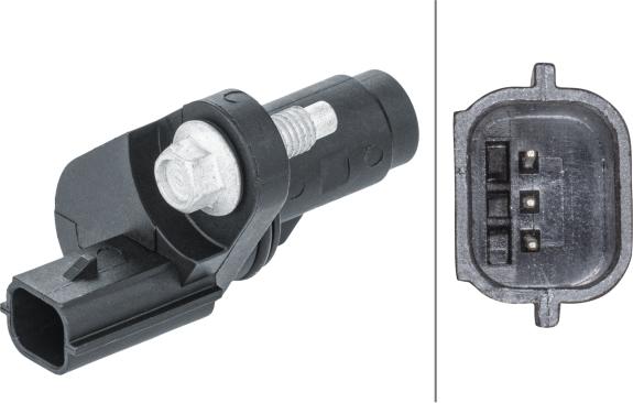 HELLA 6PU 013 122-961 - Capteur d'angle, vilebrequin droxauto.com
