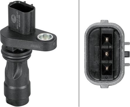 HELLA 6PU 013 122-411 - Capteur d'angle, vilebrequin droxauto.com