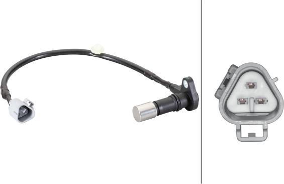 HELLA 6PU 013 122-771 - Capteur d'angle, vilebrequin droxauto.com