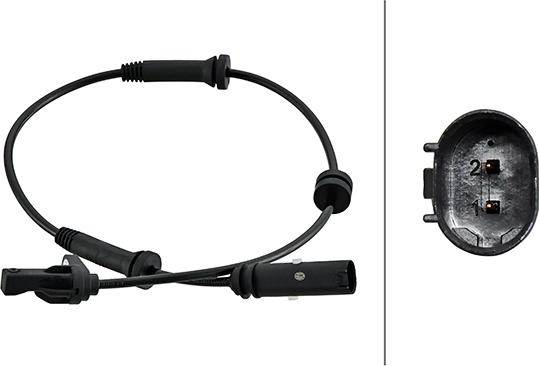 HELLA 6PU 012 679-991 - Capteur, vitesse de roue droxauto.com