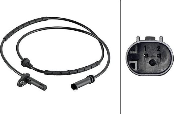 HELLA 6PU 012 679-981 - Capteur, vitesse de roue droxauto.com