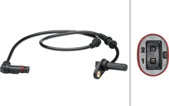 HELLA 6PU 012 679-491 - Capteur, vitesse de roue droxauto.com