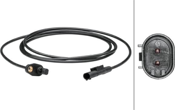 HELLA 6PU 012 679-401 - Capteur, vitesse de roue droxauto.com