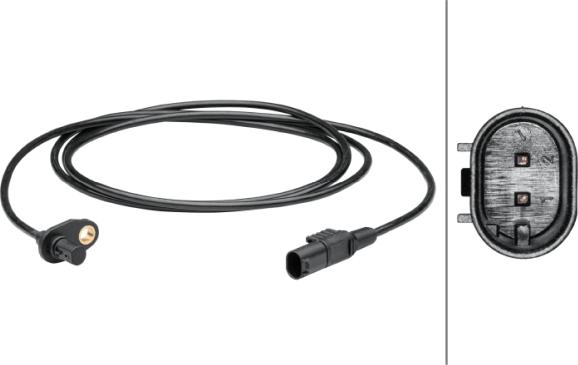 HELLA 6PU 012 679-421 - Capteur, vitesse de roue droxauto.com