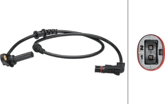 HELLA 6PU 012 679-501 - Capteur, vitesse de roue droxauto.com