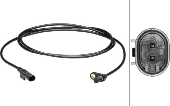 HELLA 6PU 012 679-141 - Capteur, vitesse de roue droxauto.com