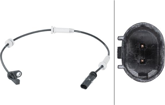 HELLA 6PU 012 679-891 - Capteur, vitesse de roue droxauto.com