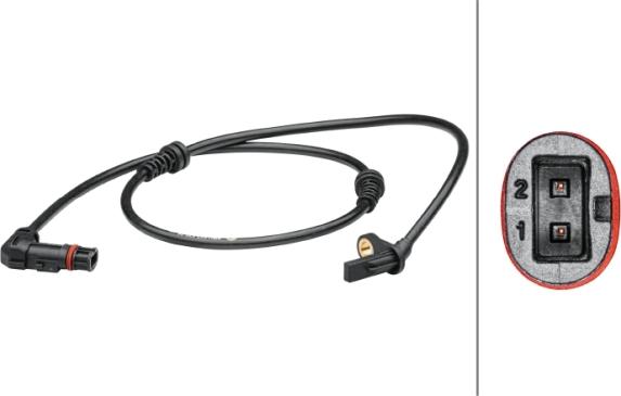 HELLA 6PU 012 679-361 - Capteur, vitesse de roue droxauto.com