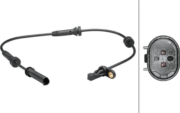 HELLA 6PU 012 679-301 - Capteur, vitesse de roue droxauto.com