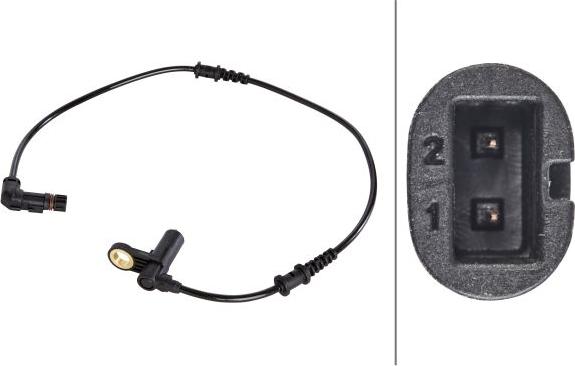 HELLA 6PU 012 039-621 - Capteur, vitesse de roue droxauto.com