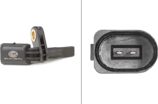 HELLA 6PU 012 039-011 - Capteur, vitesse de roue droxauto.com