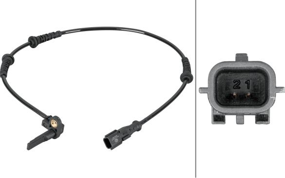 HELLA 6PU 012 806-941 - Capteur, vitesse de roue droxauto.com